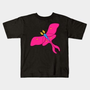 Pan Pride Moth Kids T-Shirt